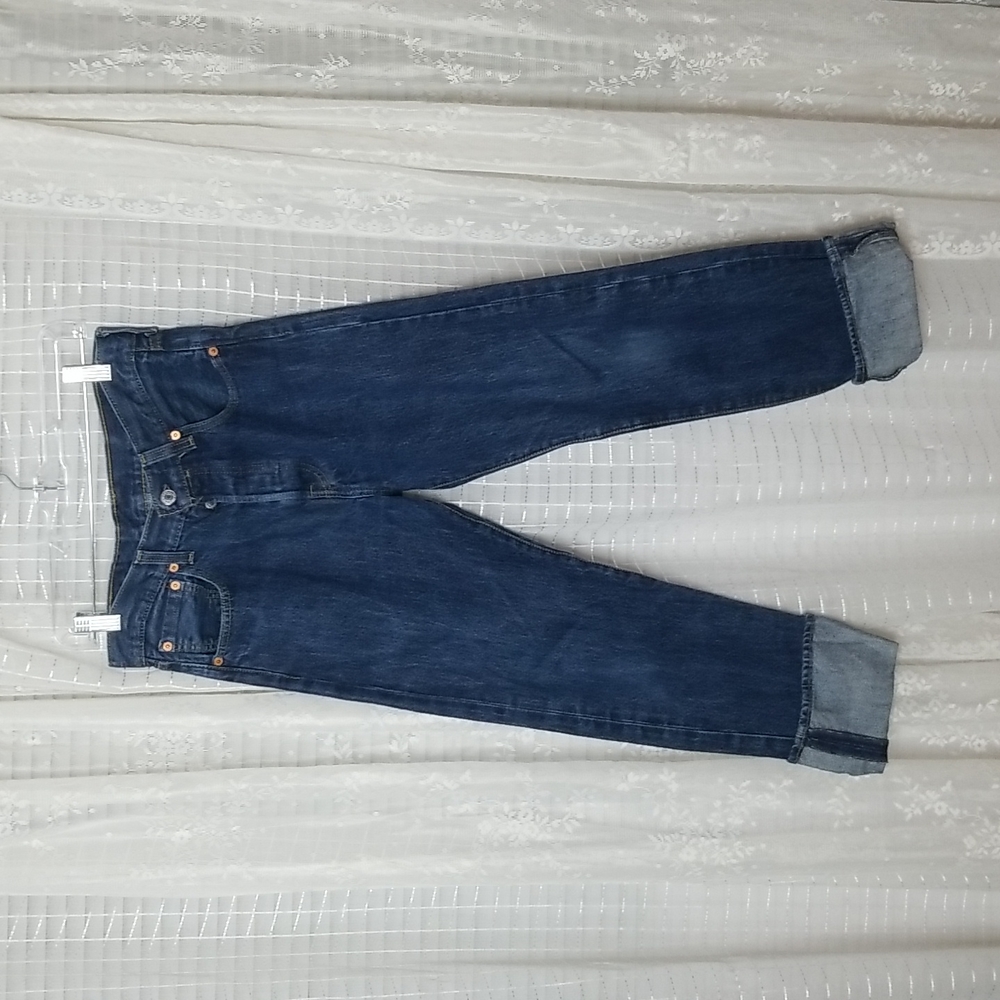 Levi’s Dark Wash 501 Button Fly Jeans Sz29/30